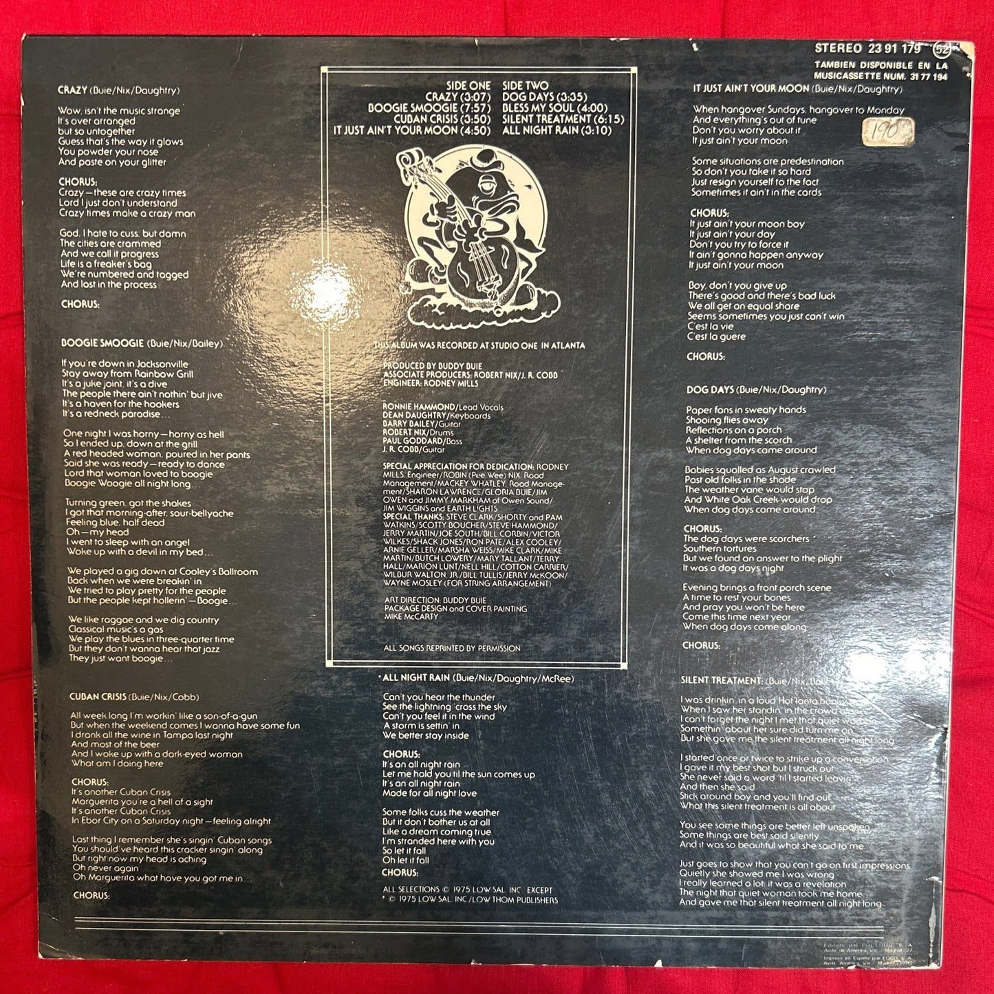 LP Atlanta Rhythm Section ‎– Dog Days 2ª mano - DISCOS NAKASHA