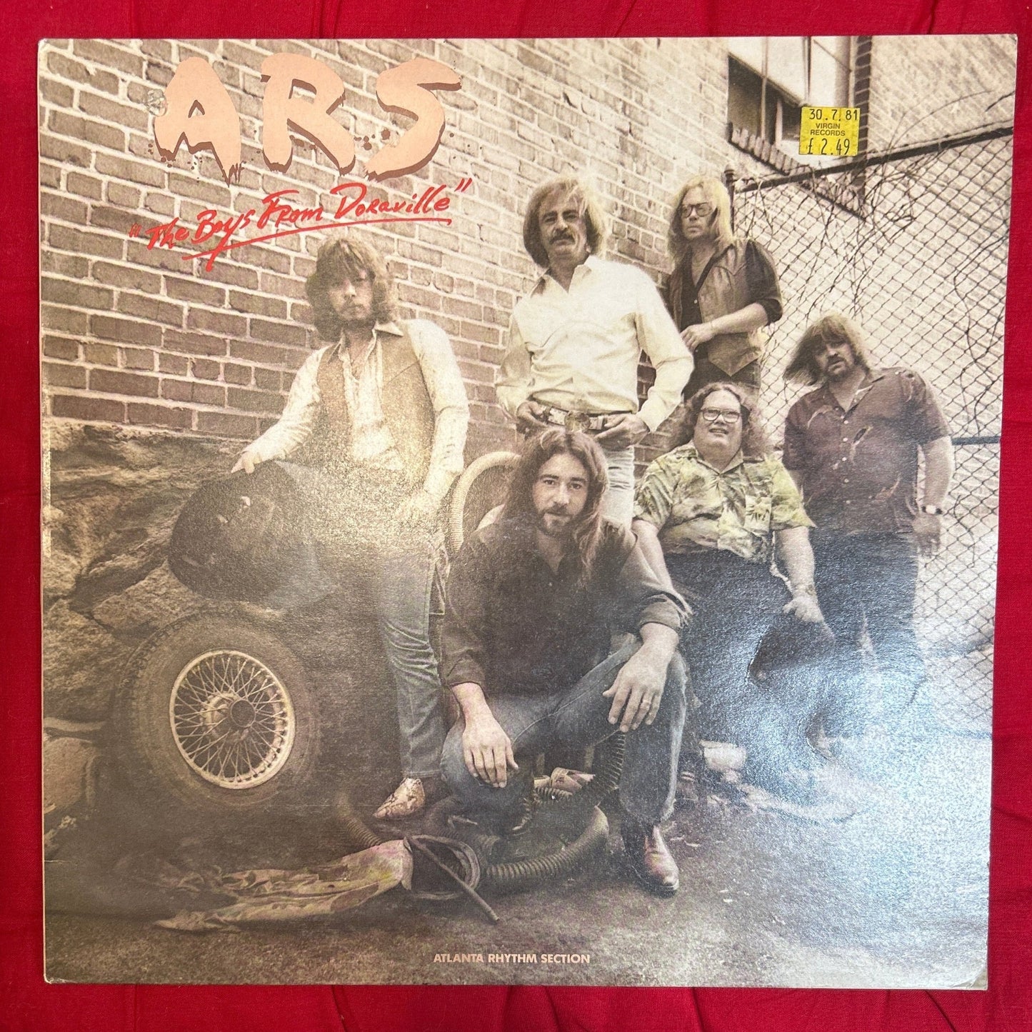 LP Atlanta Rhythm Section ‎– The Boys From Doraville Ed. Inglesa 2ª mano - DISCOS NAKASHA