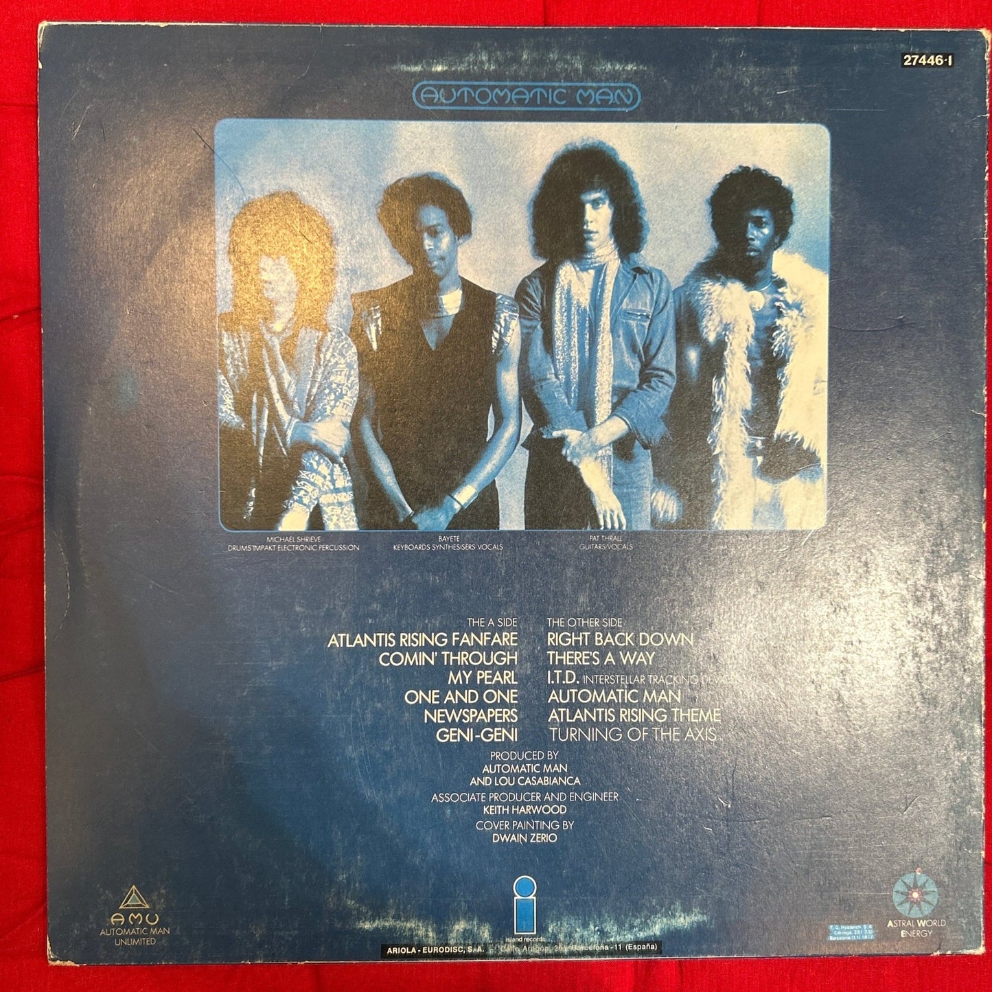 LP Automatic Man ‎– Automatic Man 2ª mano - DISCOS NAKASHA
