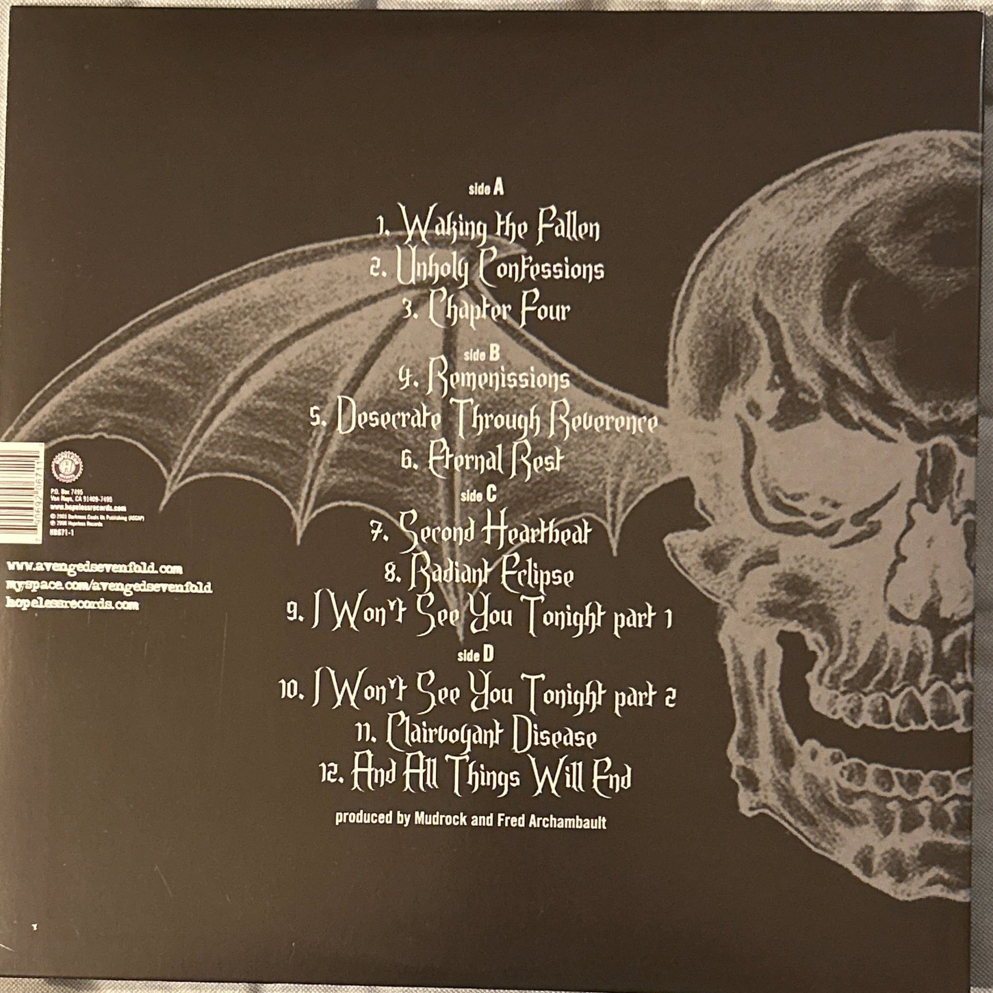 LP Avenged Sevenfold ‎– Waking The Fallen 2ª Mano - DISCOS NAKASHA