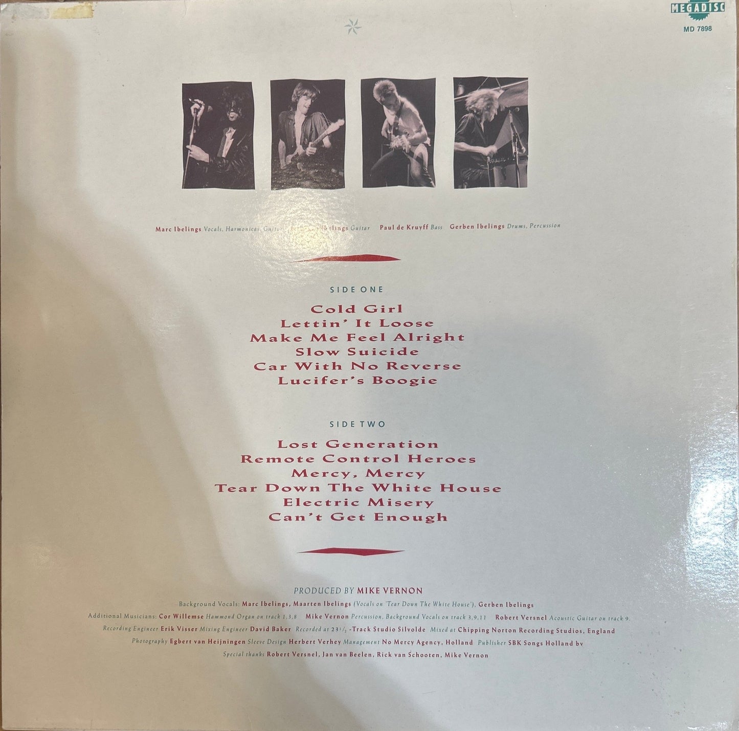 LP Bad To The Bone ‎– Bad To The Bone 2ª Mano - DISCOS NAKASHA