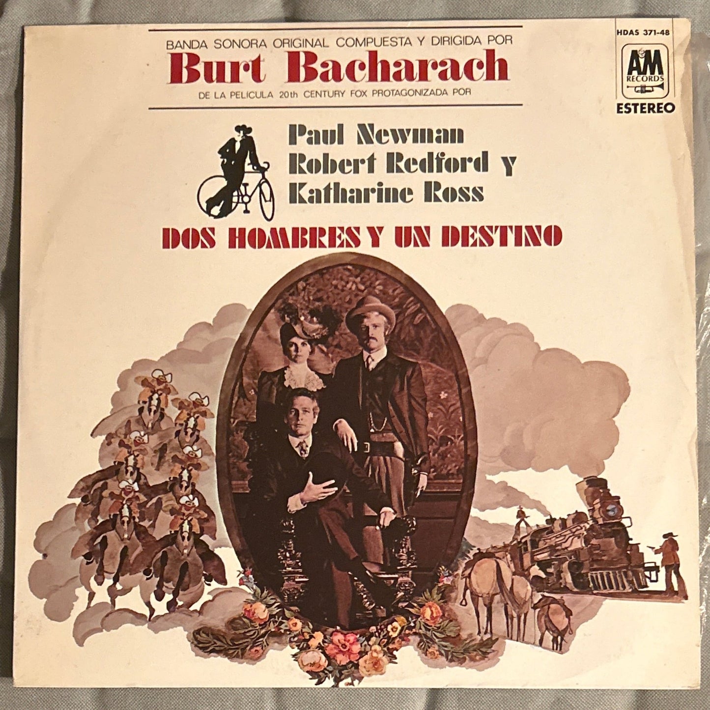 LP Banda Sonora - Burt Bacharach ‎– Dos Hombres Y Un Destino 2ª Mano - DISCOS NAKASHA
