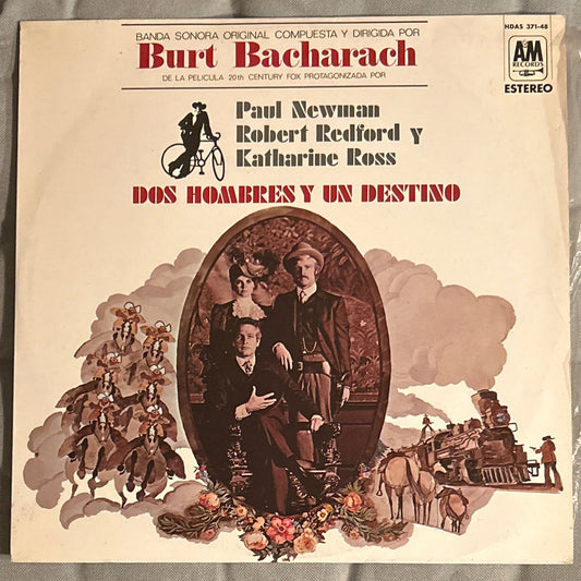 LP Banda Sonora - Burt Bacharach ‎– Dos Hombres Y Un Destino 2ª Mano - DISCOS NAKASHA