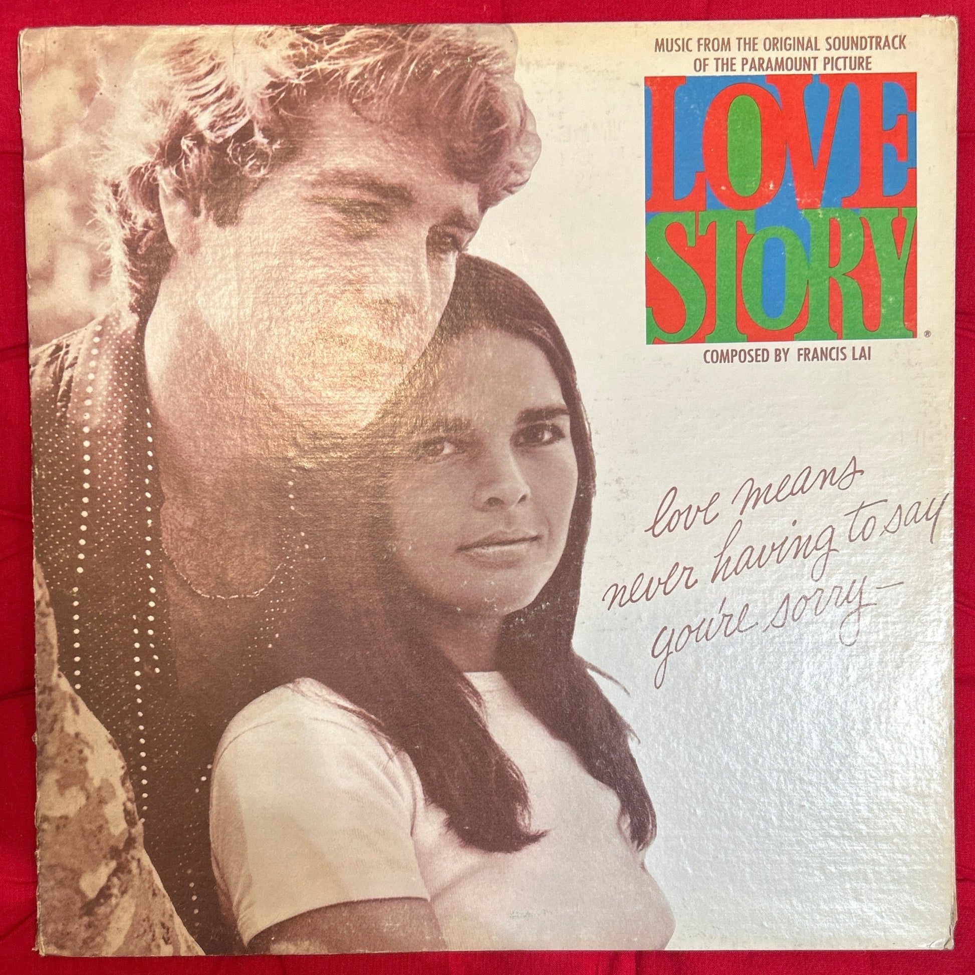 LP Banda Sonora - Francis Lai ‎– Love Story 2ª Mano (Producto exclusivo recogida en tienda) - DISCOS NAKASHA