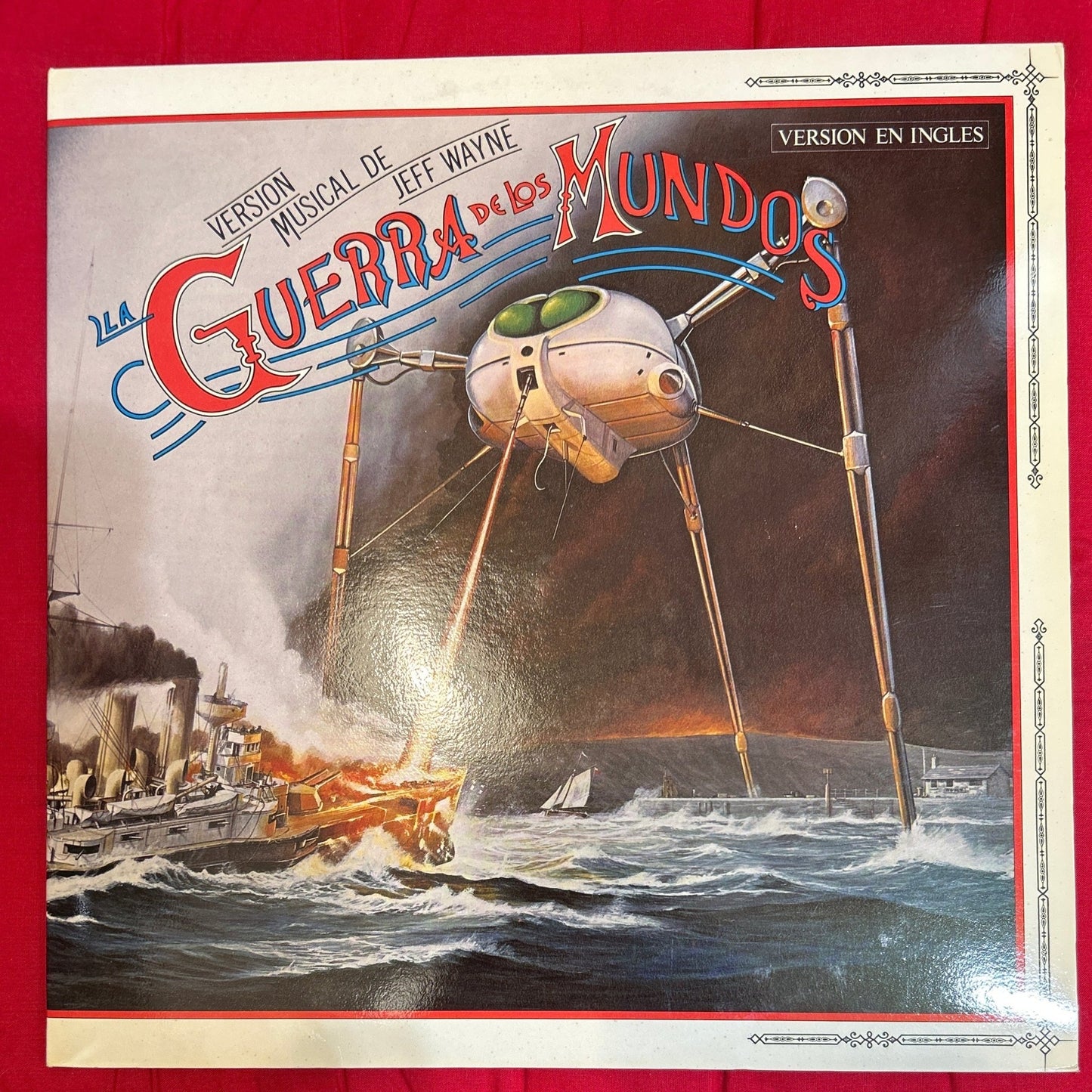 LP Banda Sonora ‎– Jeff Wayne ‎– La Guerra De Los Mundos (Versión En Inglés) 2ª Mano - DISCOS NAKASHA