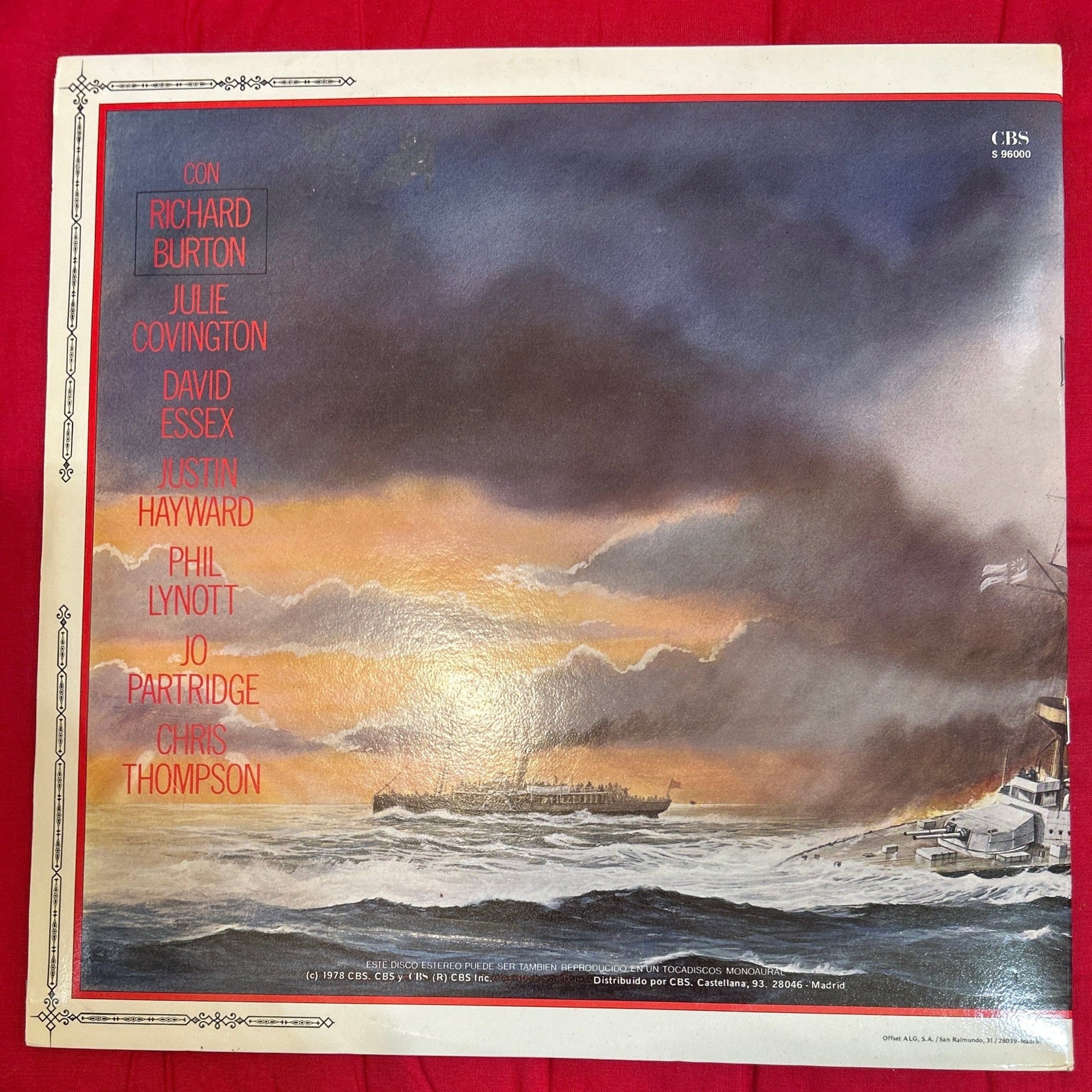 LP Banda Sonora ‎– Jeff Wayne ‎– La Guerra De Los Mundos (Versión En Inglés) 2ª Mano - DISCOS NAKASHA