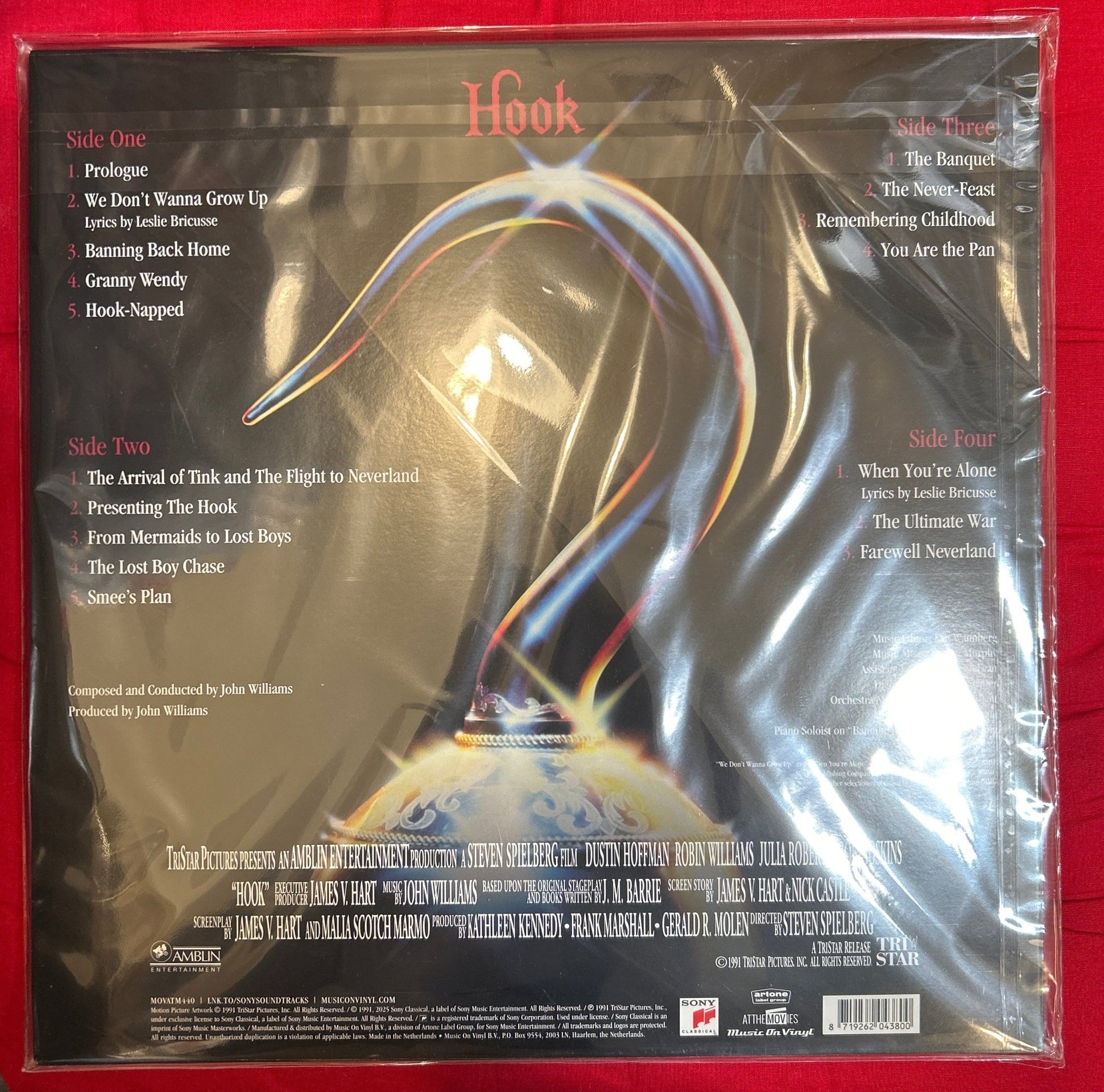 LP Banda Sonora - John Williams – Hook Nuevo precintado - DISCOS NAKASHA