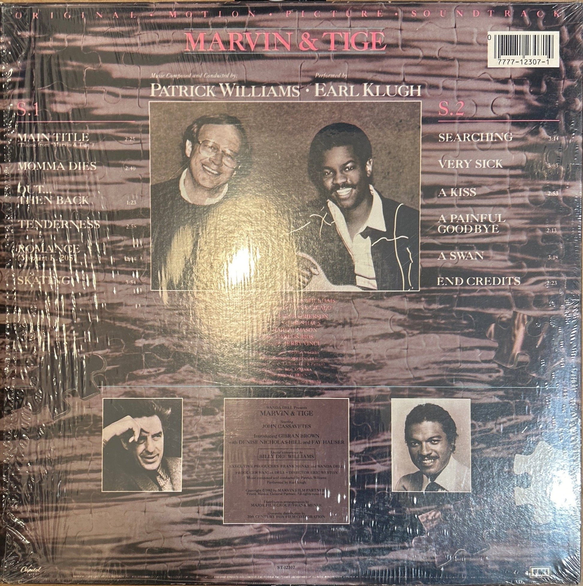 LP Banda Sonora - Patrick Williams / Earl Klugh ‎– Marvin & Tige 2ª Mano - DISCOS NAKASHA