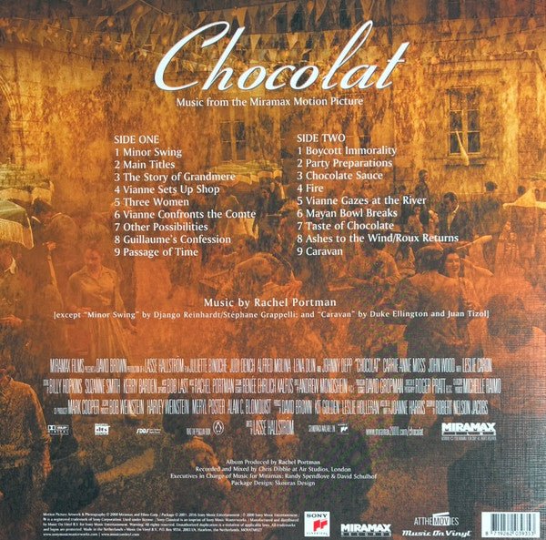LP Banda Sonora - Rachel Portman – Chocolat Nuevo precintado - DISCOS NAKASHA