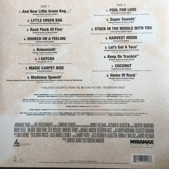 LP Banda Sonora - Reservoir Dogs Nuevo precintado - DISCOS NAKASHA