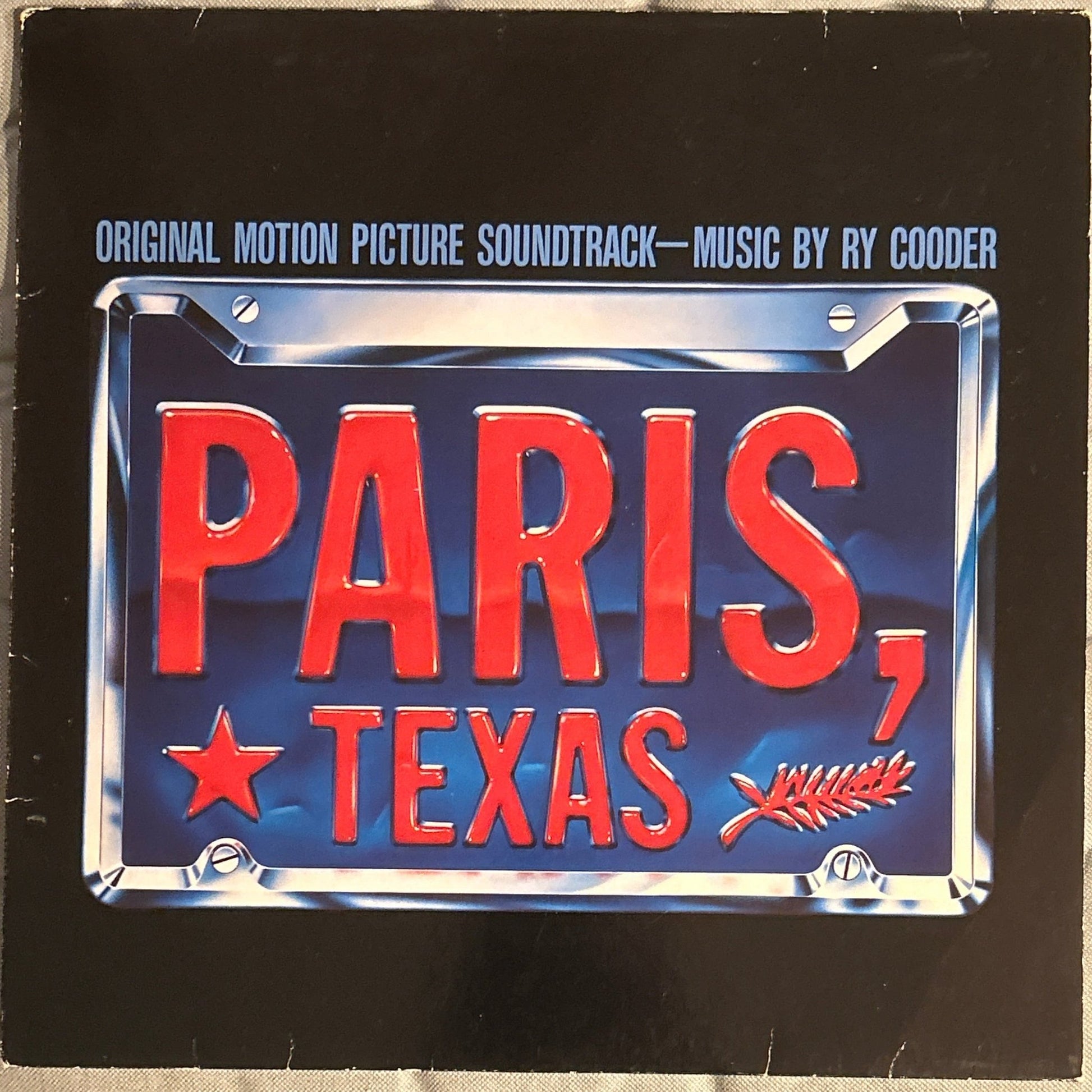 LP Banda Sonora - Ry Cooder – Paris, Texas 2ª Mano - DISCOS NAKASHA