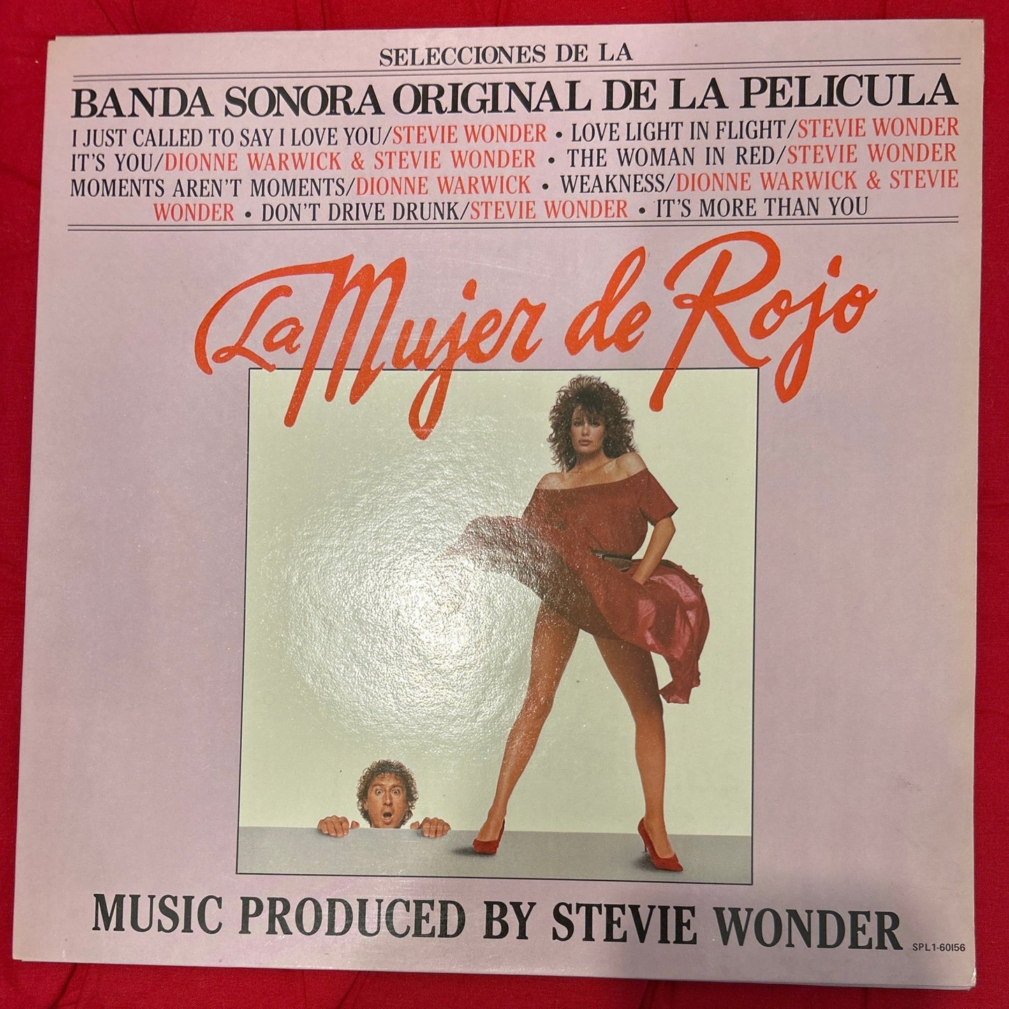 LP Banda Sonora - Stevie Wonder – La Mujer De Rojo 2ª Mano - DISCOS NAKASHA