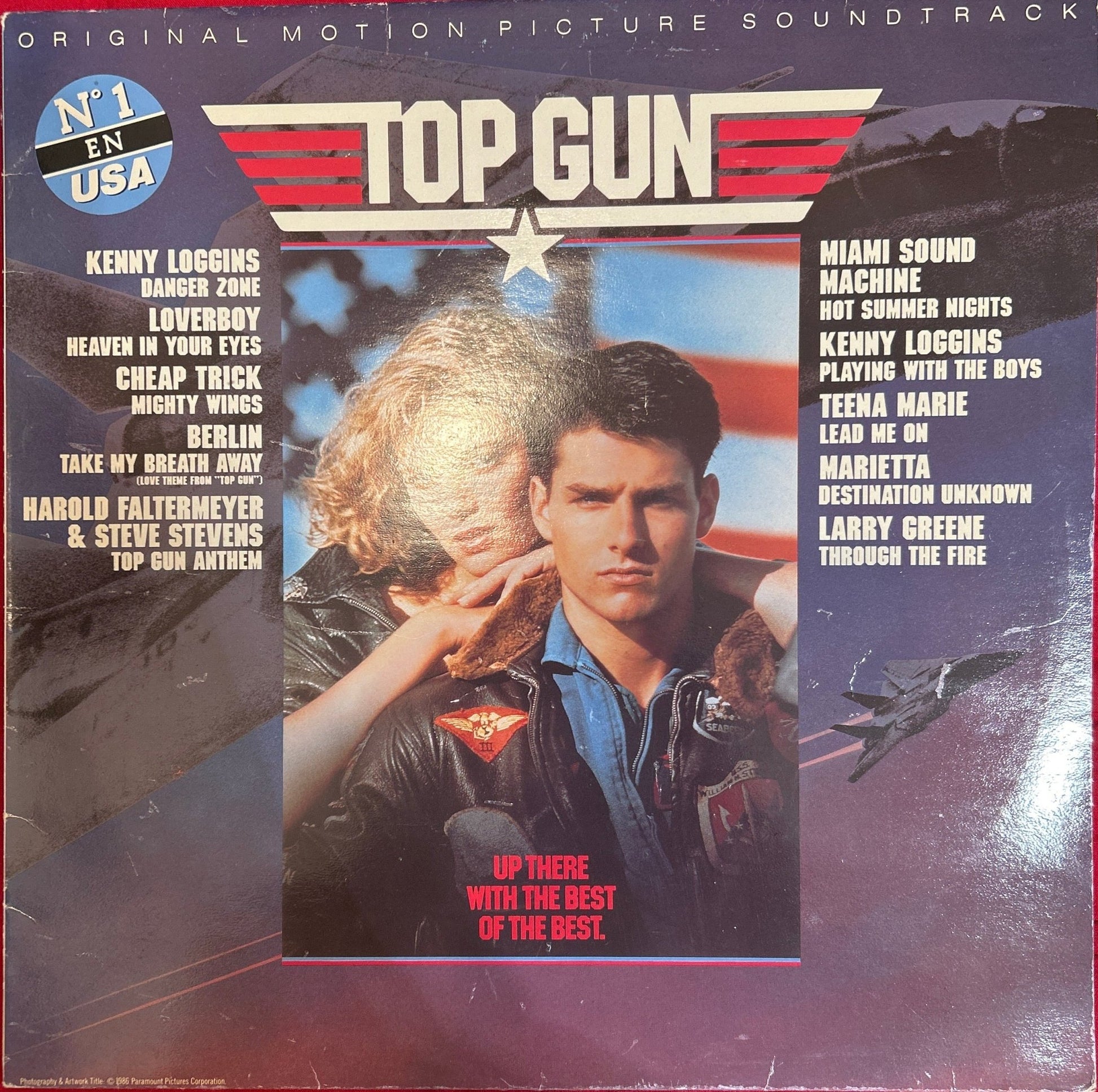 LP Banda Sonora - V/A ‎– Top Gun 2ª Mano - DISCOS NAKASHA