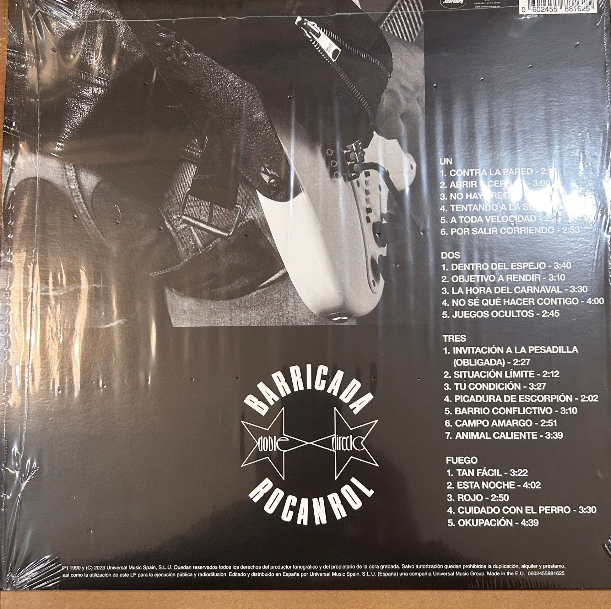 LP Barricada ‎– Doble Directo 2ª Mano - DISCOS NAKASHA