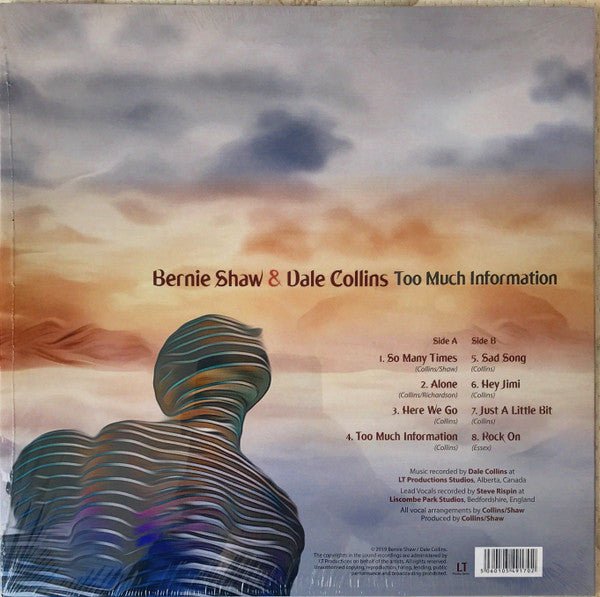 LP Bernie Shaw & Dale Collins ‎– Too Much Information Nuevo precintado - DISCOS NAKASHA