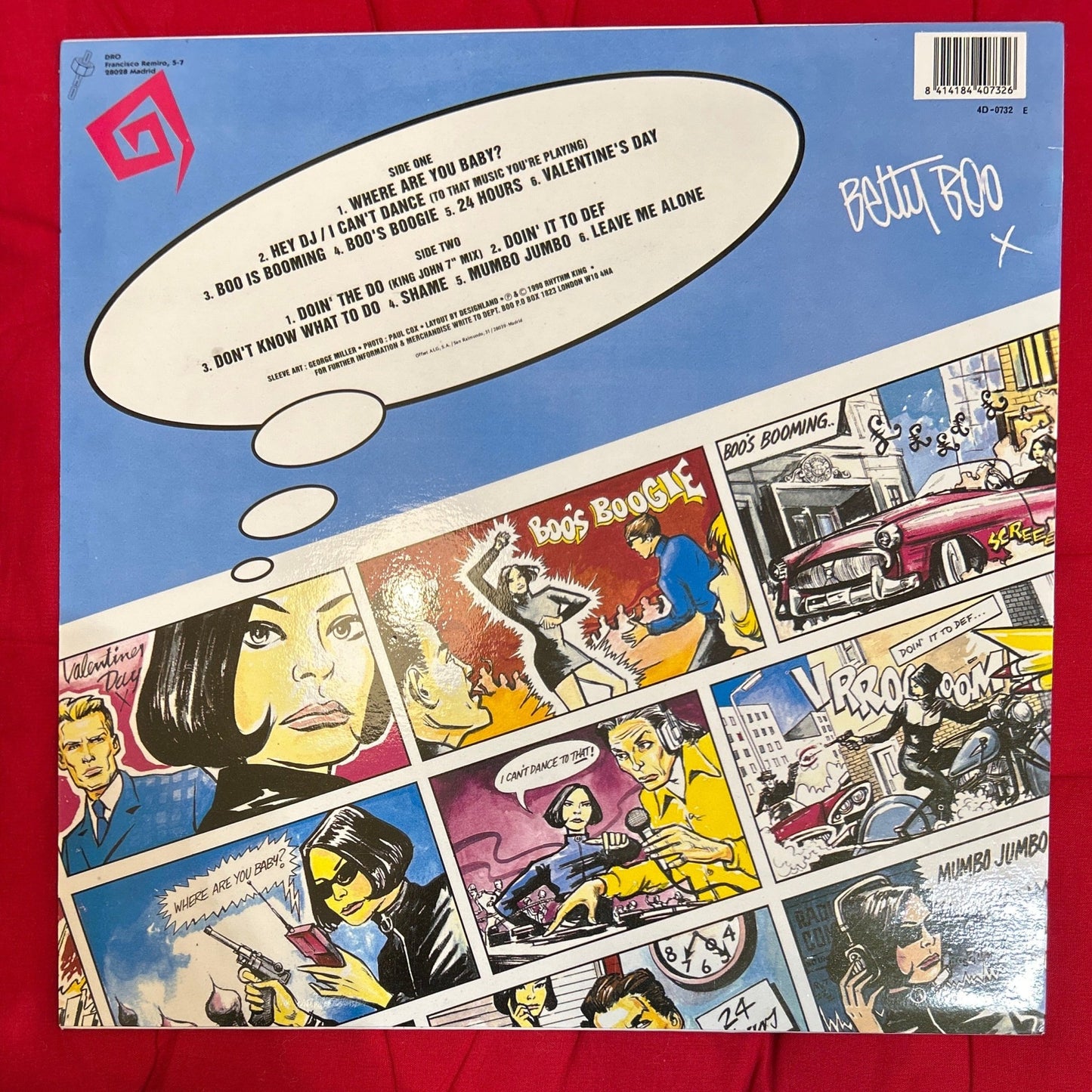 LP Betty Boo ‎– Boomania 2ª Mano (Producto exclusivo recogida en tienda) - DISCOS NAKASHA