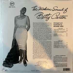 LP Betty Carter ‎– The Modern Sound Of Betty Carter Nuevo precintado - DISCOS NAKASHA