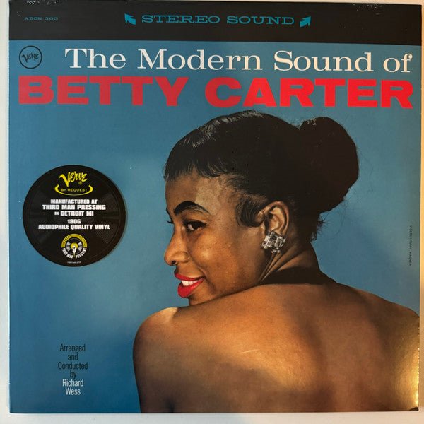 LP Betty Carter ‎– The Modern Sound Of Betty Carter Nuevo precintado - DISCOS NAKASHA