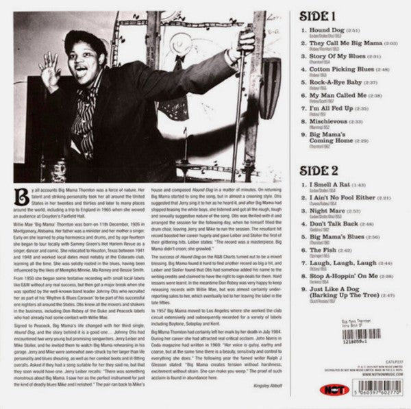 LP Big Mama Thornton ‎– The Very Best Of Big Mama Thornton Nuevo precintado - DISCOS NAKASHA