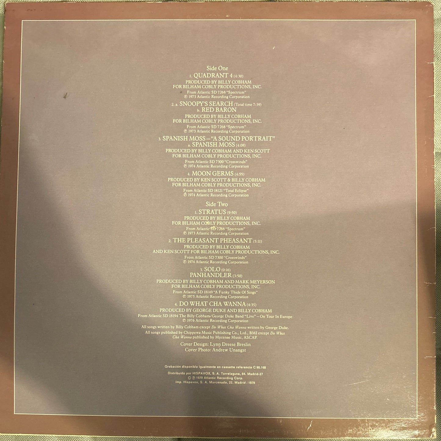 LP Billy Cobham ‎– The Best Of Billy Cobham 2ª Mano - DISCOS NAKASHA