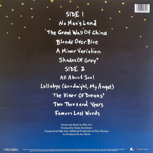 LP Billy Joel ‎– River Of Dreams Nuevo precintado - DISCOS NAKASHA