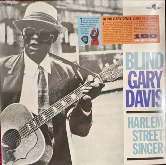 LP Blind Gary Davis ‎– Harlem Street Singer Nuevo precintado - DISCOS NAKASHA