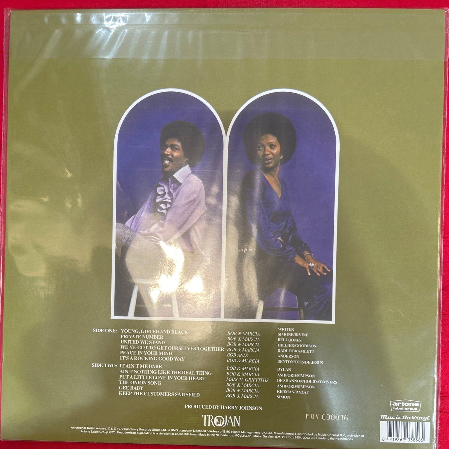 LP Bob Andy & Marcia Griffiths – Young Gifted And Black Nuevo precintado - DISCOS NAKASHA