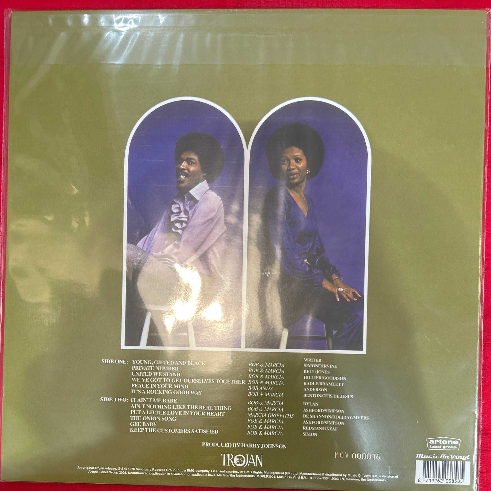 LP Bob Andy & Marcia Griffiths – Young Gifted And Black Nuevo precintado - DISCOS NAKASHA