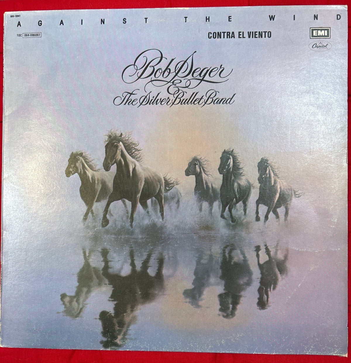 LP Bob Seger And The Silver Bullet Band ‎– Against The Wind = Contra El Viento 2ª Mano - DISCOS NAKASHA