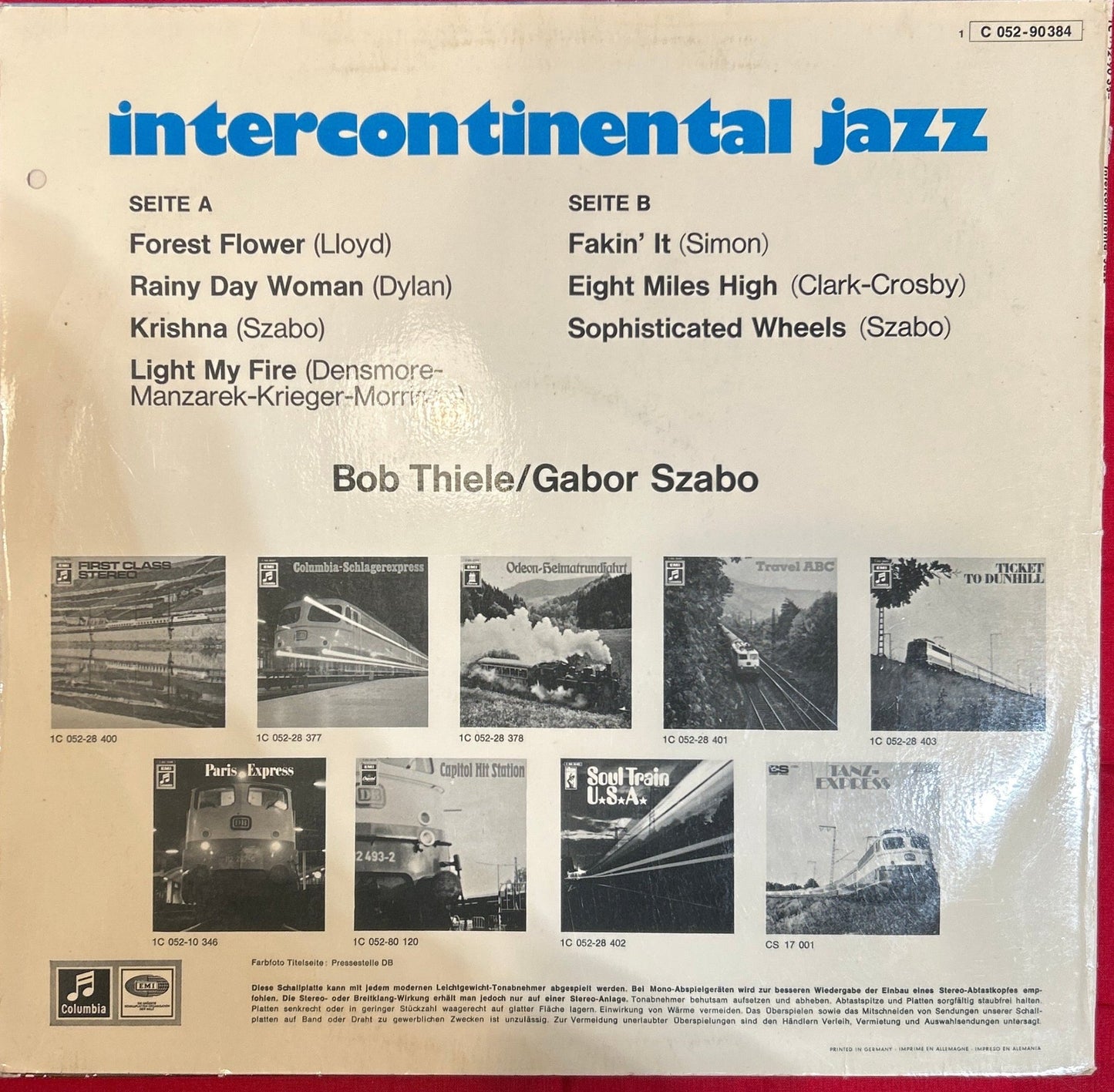 LP Bob Thiele / Gabor Szabo ‎– Intercontinental Jazz 2ª Mano - DISCOS NAKASHA