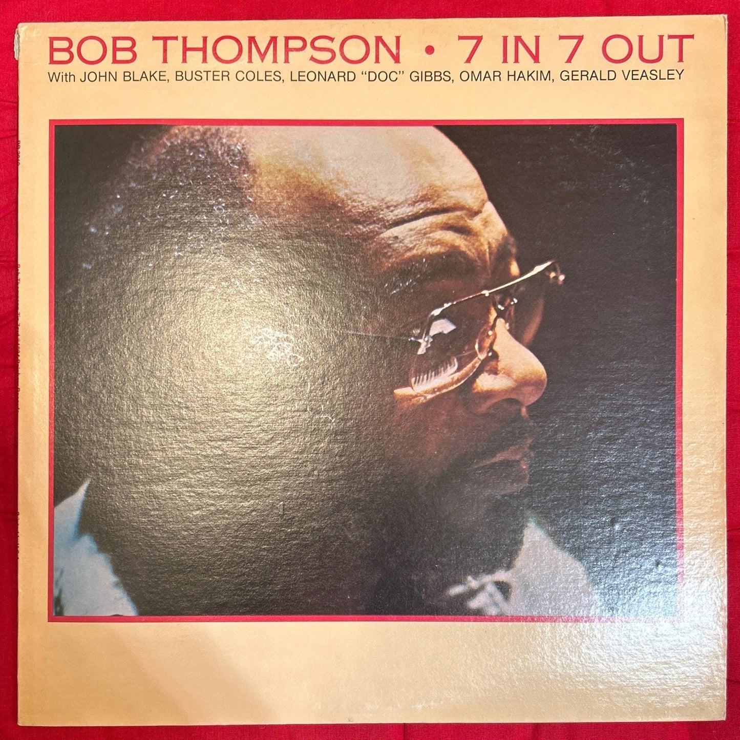 LP Bob Thompson ‎– 7 In 7 Out 2ª Mano - DISCOS NAKASHA