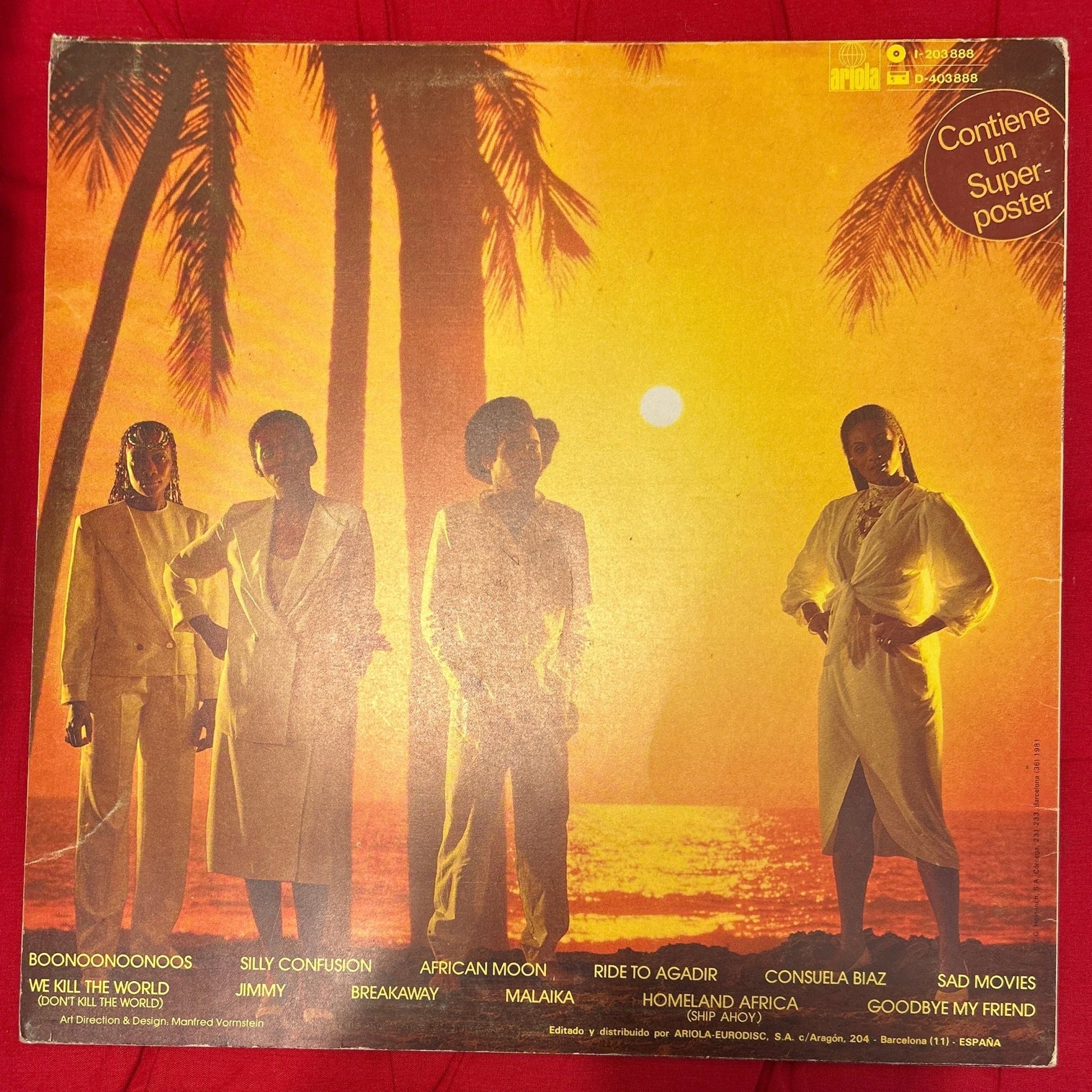 LP Boney M. ‎– Boonoonoonoos 2ª Mano (Producto exclusivo recogida en tienda) - DISCOS NAKASHA