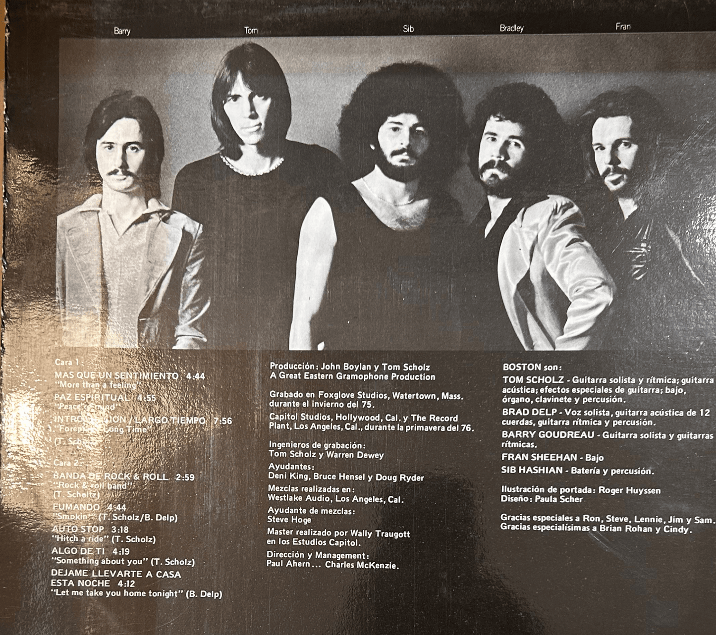 LP Boston ‎– Boston 2ª mano - DISCOS NAKASHA