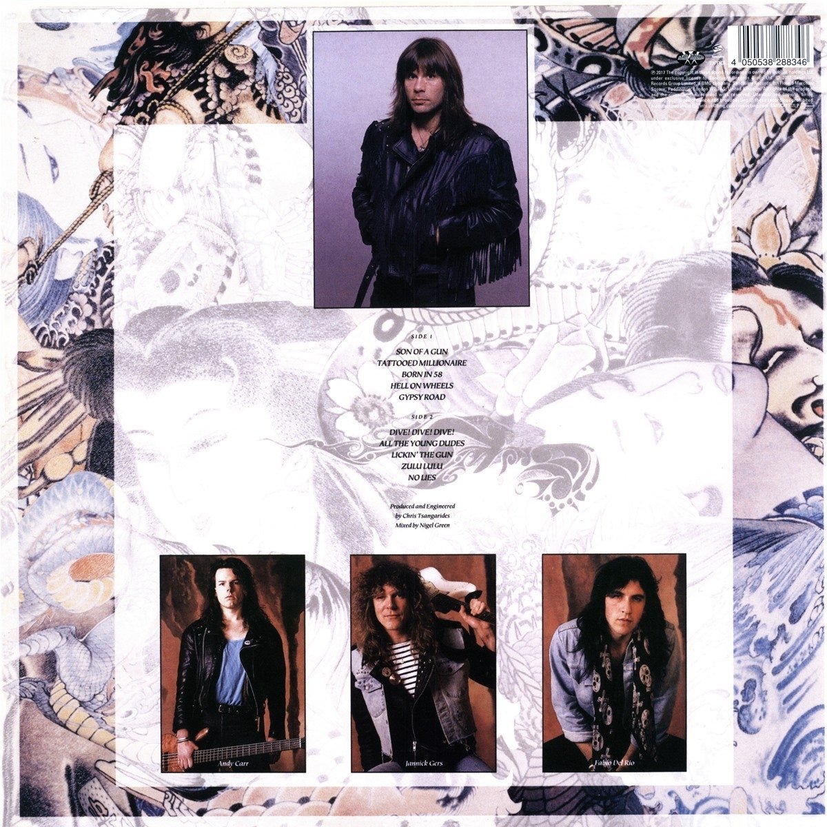 LP Bruce Dickinson ‎– Tattooed Millionaire Nuevo precintado - DISCOS NAKASHA