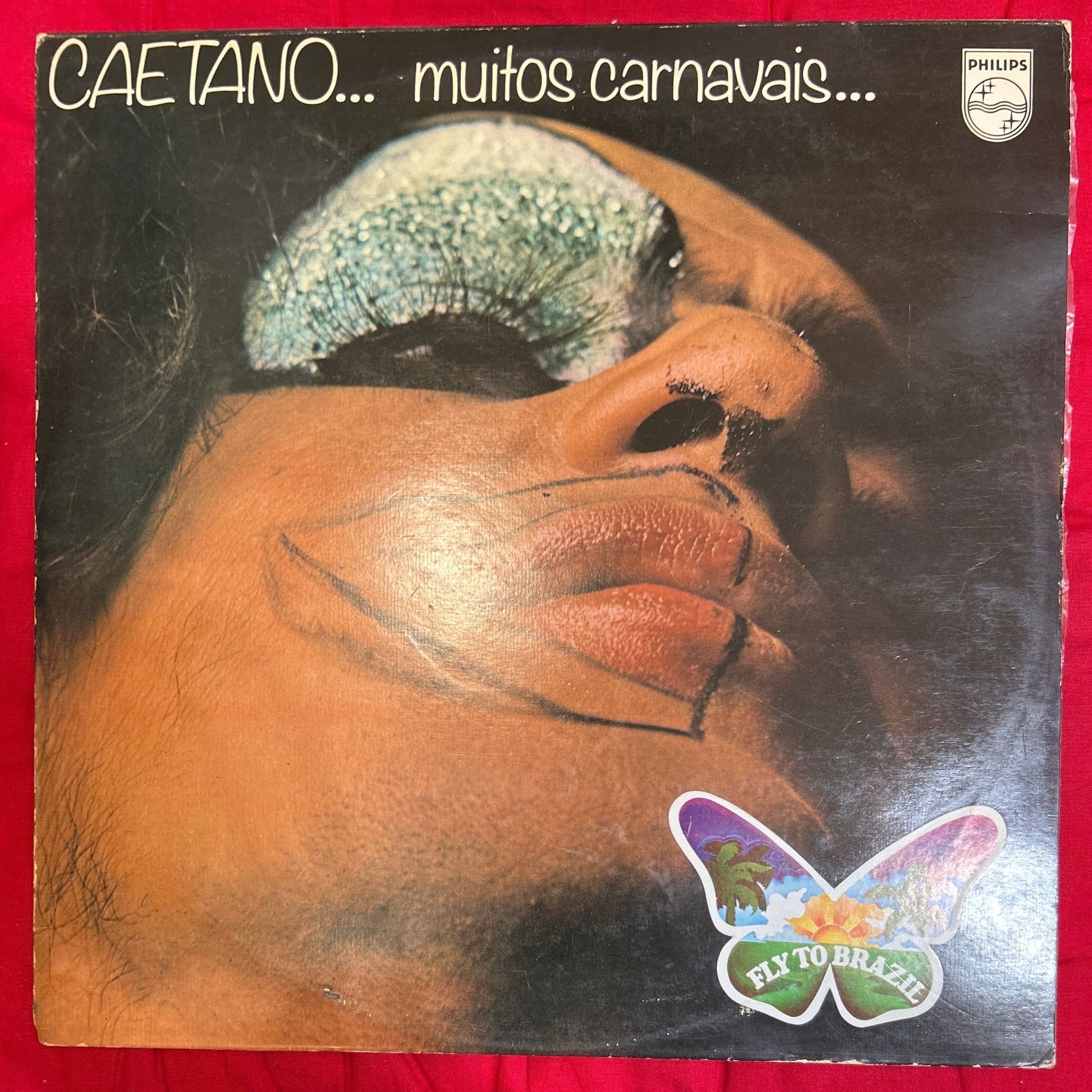 LP Caetano Veloso ‎– Muitos Carnavais 2ª Mano - DISCOS NAKASHA