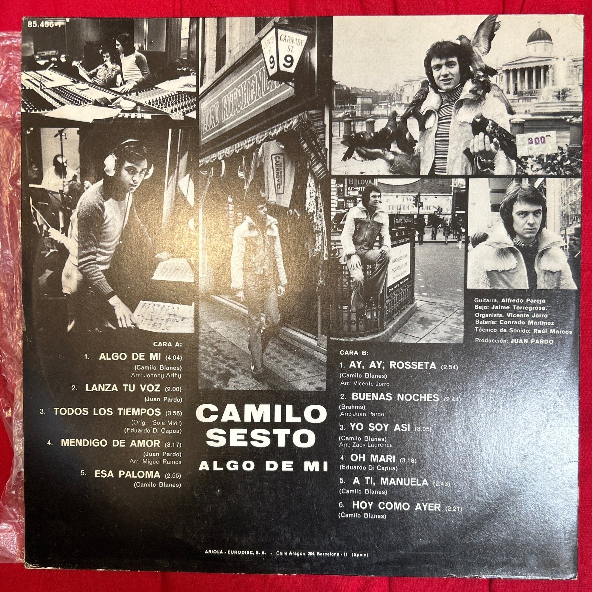 LP Camilo Sesto ‎– Algo De Mi 2ª mano (Producto exclusivo recogida en tienda) - DISCOS NAKASHA