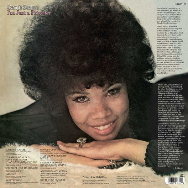 LP Candi Staton ‎– I'm Just A Prisoner Nuevo precintado - DISCOS NAKASHA