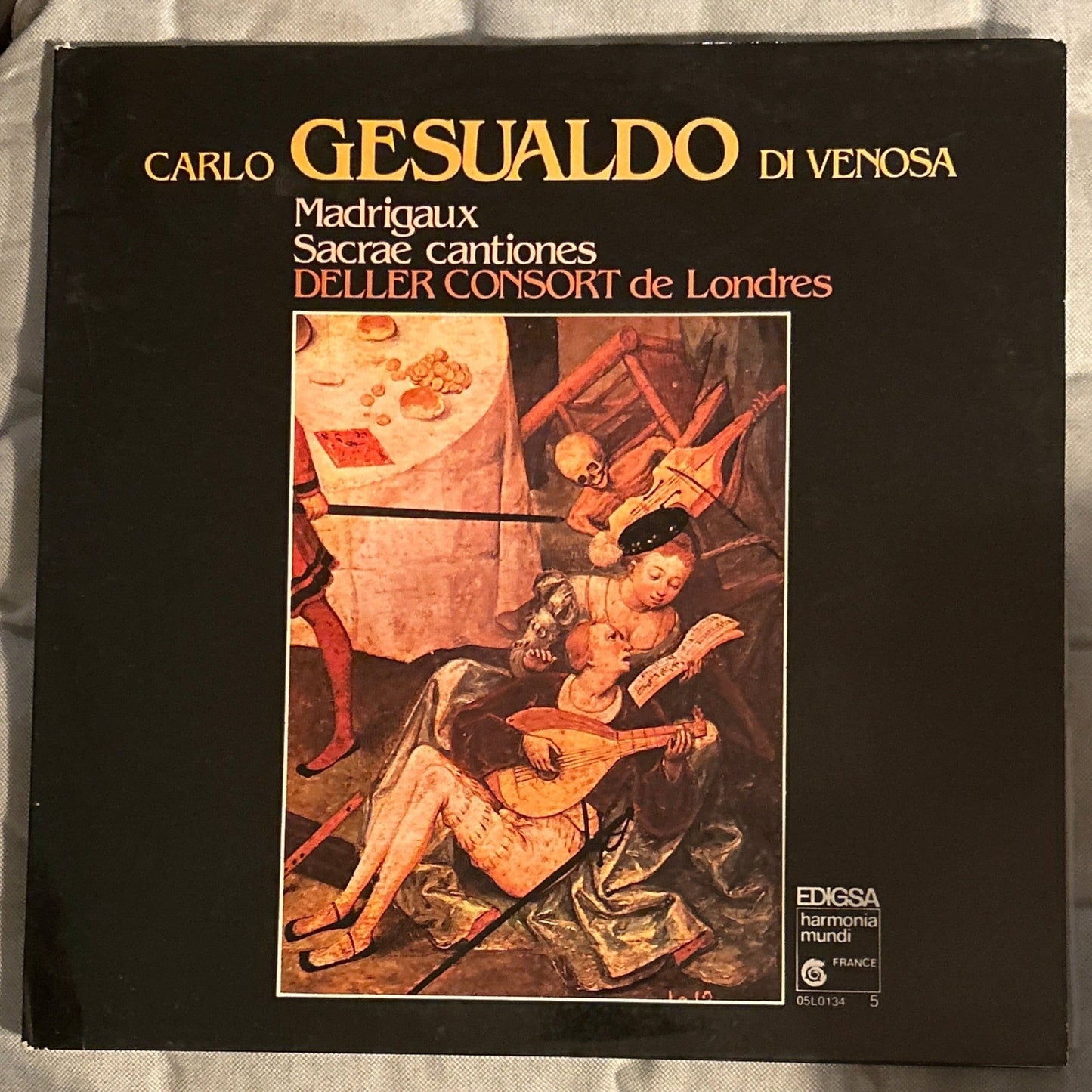 LP Carlo Gesualdo Di Venosa*, Deller Consort ‎– Madrigaux - Sacrae Cantiones 2ª Mano - DISCOS NAKASHA