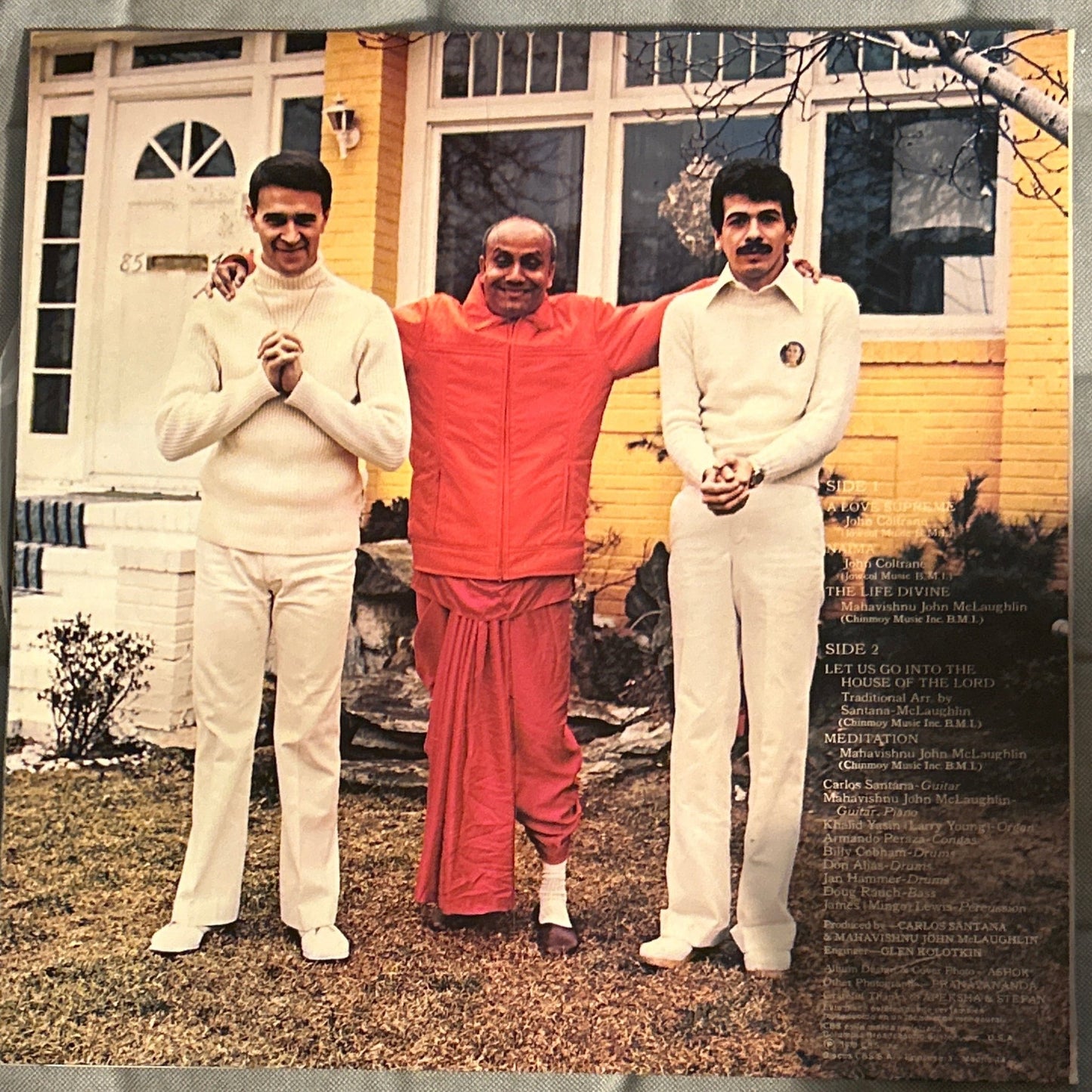 LP Carlos Santana / Mahavishnu John McLaughlin* ‎– Love Devotion Surrender 2ª Mano - DISCOS NAKASHA