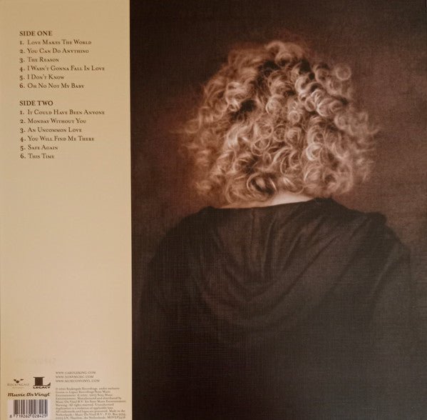 LP Carole King ‎– Love Makes The World Nuevo precintado - DISCOS NAKASHA
