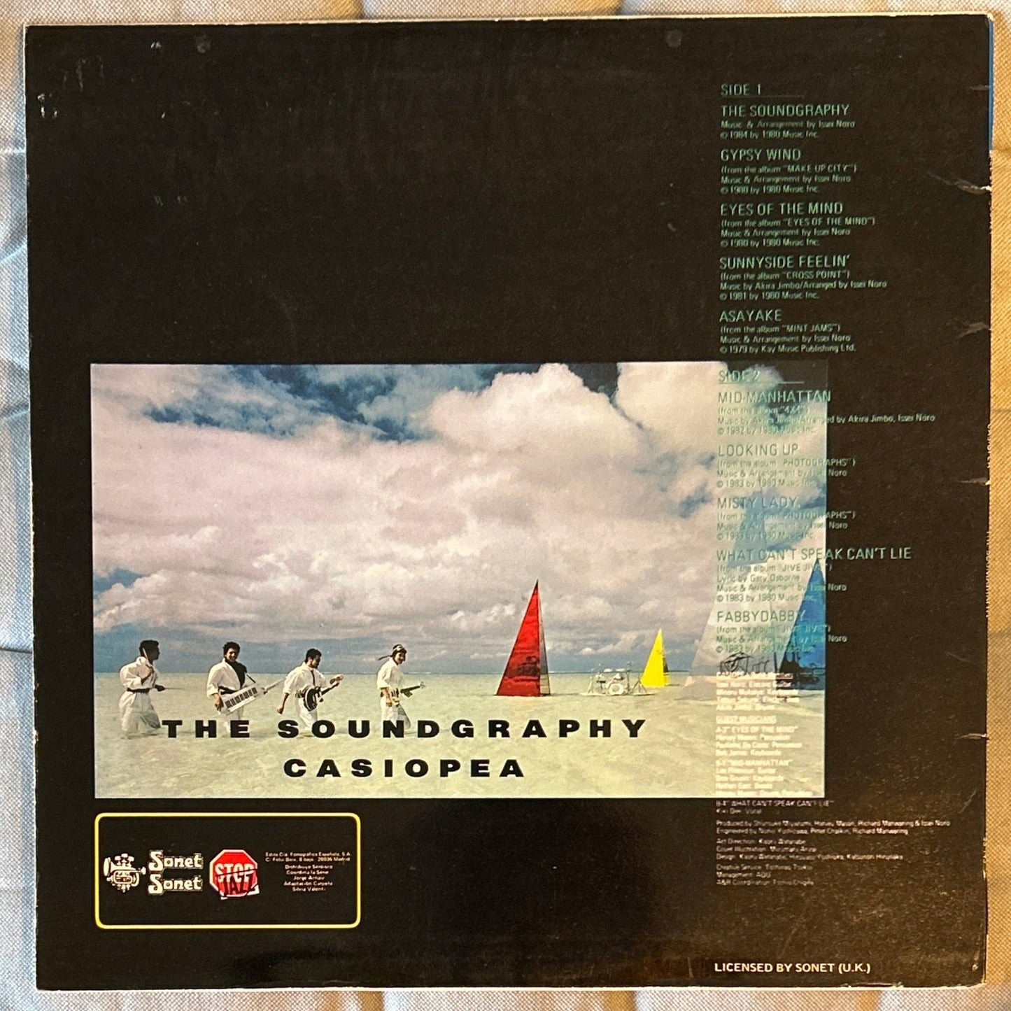 LP Casiopea ‎– The Soundgraphy 2ª Mano - DISCOS NAKASHA
