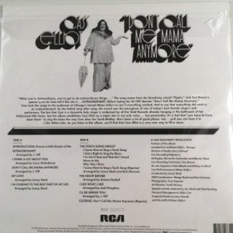 LP Cass Elliot – Don't Call Me Mama Anymore Nuevo precintado - DISCOS NAKASHA
