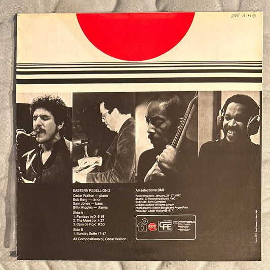 LP Cedar Walton Quartet ‎– Eastern Rebellion 2 2ª Mano - DISCOS NAKASHA