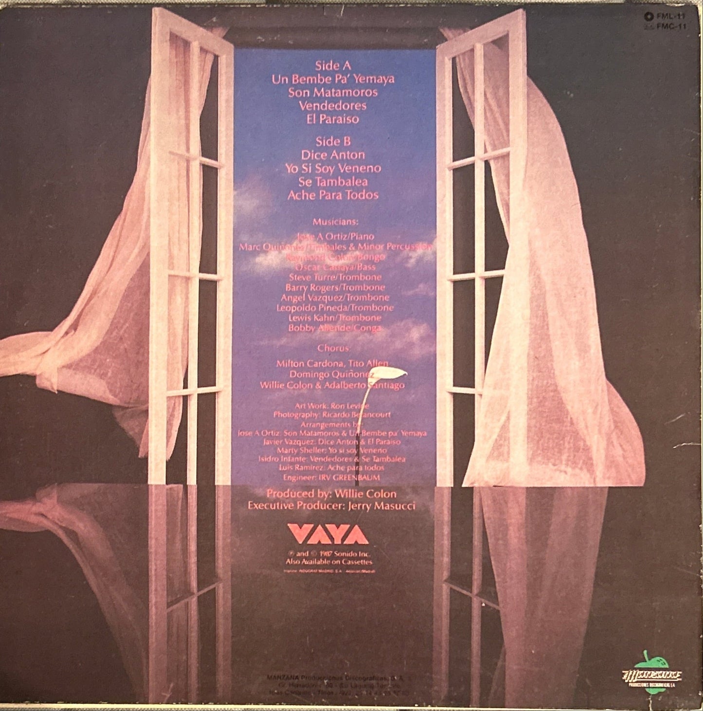 LP Celia Cruz & Willie Colon ‎– The Winners 2ª Mano - DISCOS NAKASHA