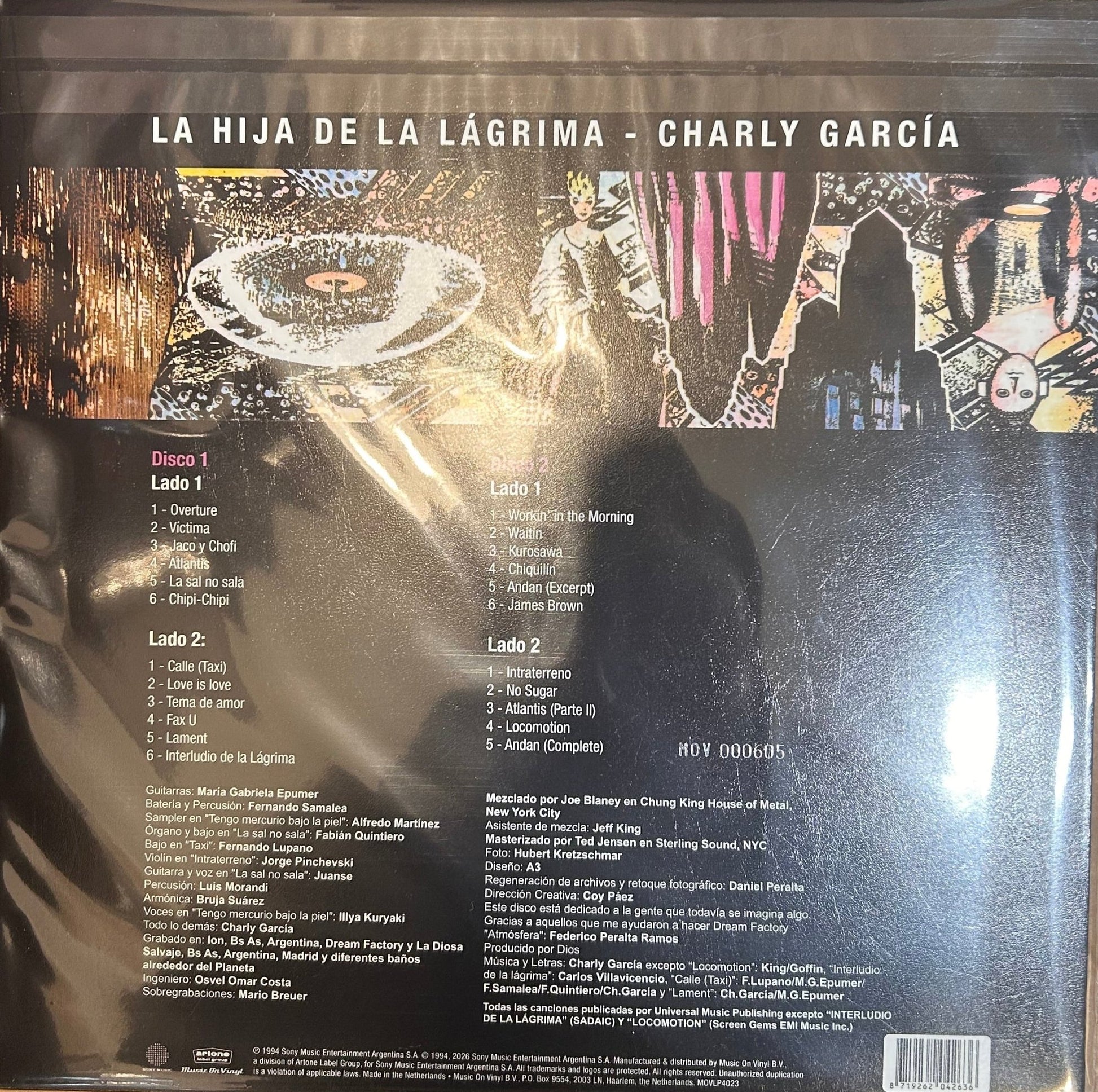 LP Charly Garcia ‎– La Hija De La Lágrima Nuevo precintado - DISCOS NAKASHA