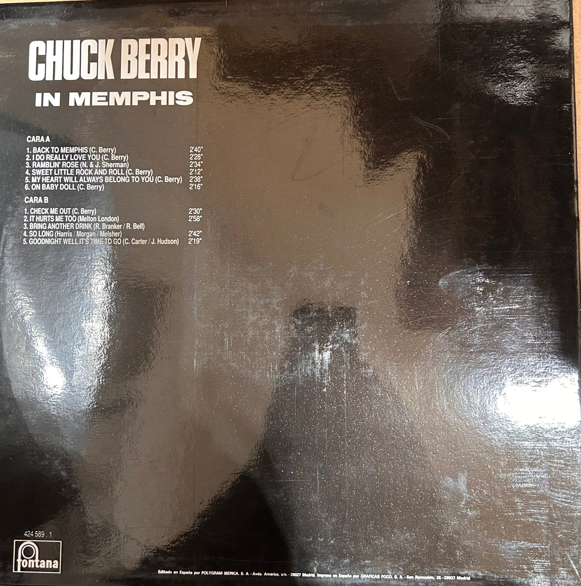 LP Chuck Berry ‎– Chuck Berry In Memphis 2ª Mano - DISCOS NAKASHA