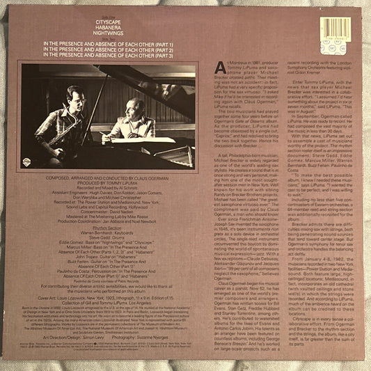 LP Claus Ogerman / Michael Brecker ‎– Cityscape 2ª Mano - DISCOS NAKASHA