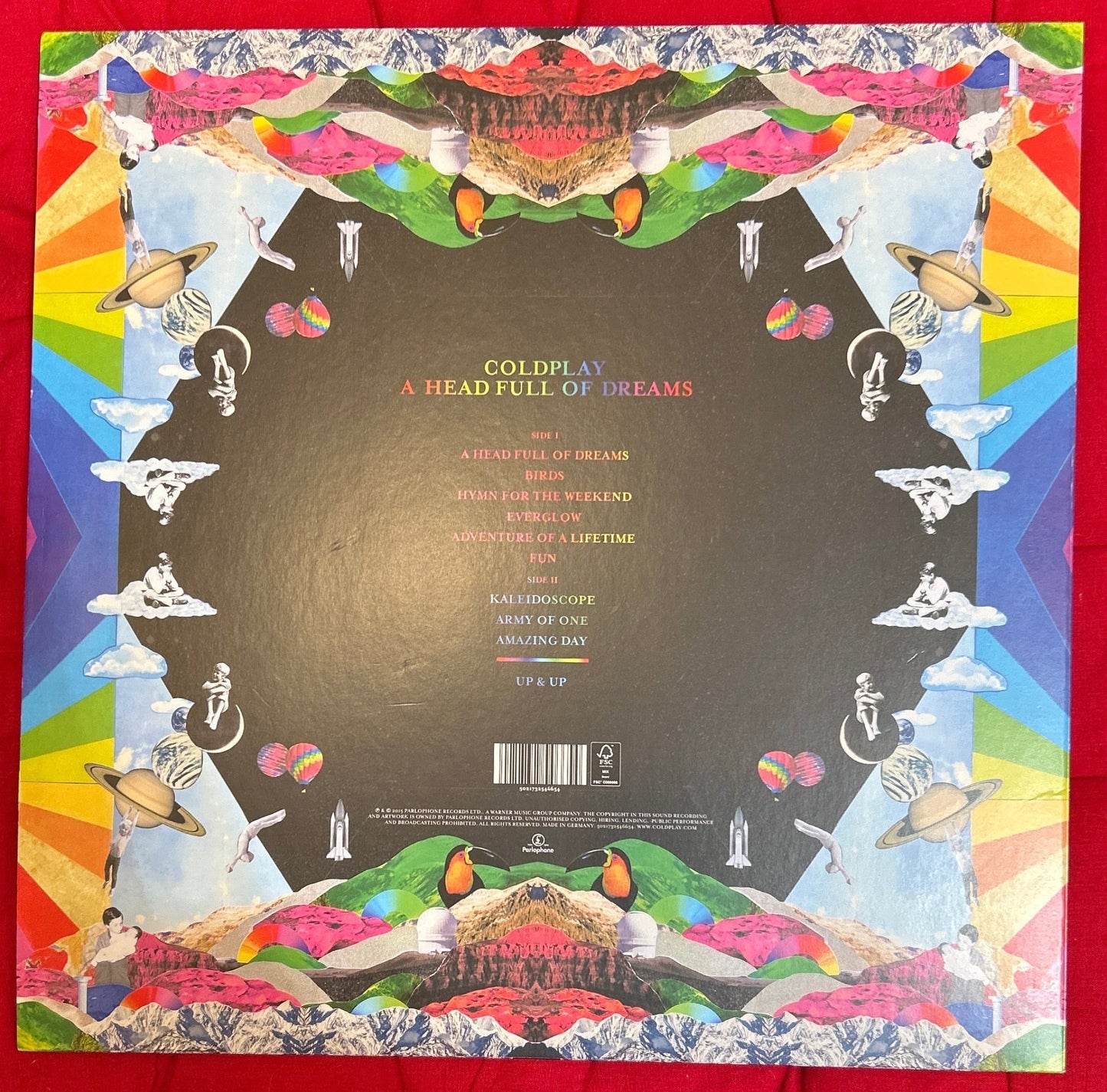 LP Coldplay ‎– A Head Full Of Dreams 2ª mano - DISCOS NAKASHA