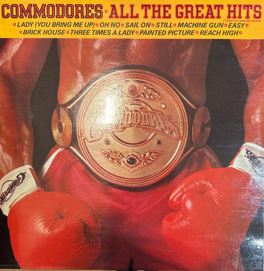 LP Commodores ‎– All The Great Hits 2ª mano - DISCOS NAKASHA