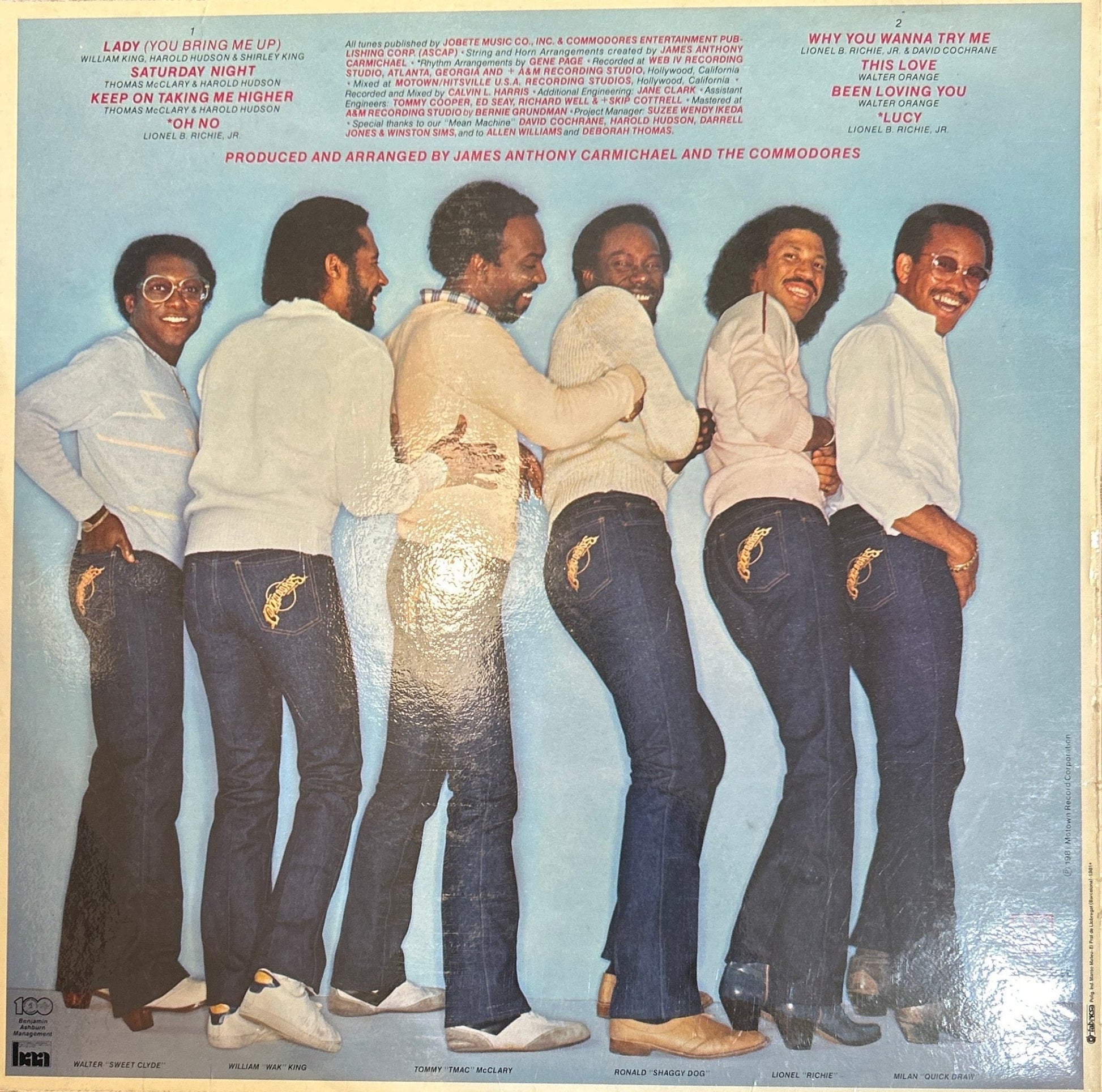 LP Commodores ‎– In The Pocket 2ª mano - DISCOS NAKASHA